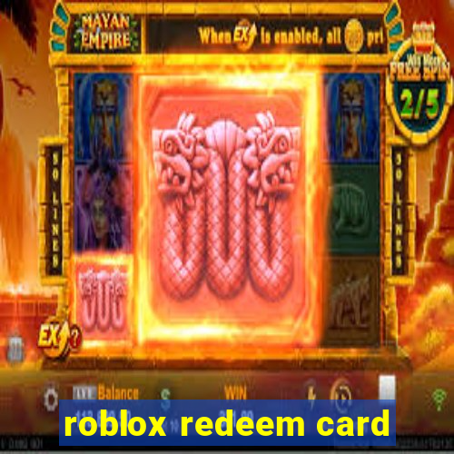 roblox redeem card